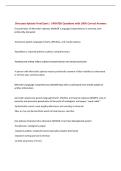 Simucase Aphasia Final Exam &vert; UPDATED Questions with 100&percnt; Correct Answers&NewLine;