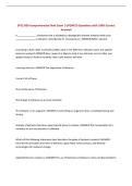 SPCE 609 Comprehensive Final Exam &vert; UPDATED Questions with 100&percnt; Correct Answers
