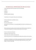 SPCE 630 Final Exam &vert; UPDATED Questions with 100&percnt; Correct Answers&NewLine;