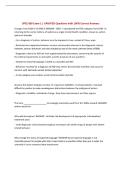 SPCE 680 Exam 1 &vert; UPDATED Questions with 100&percnt; Correct Answers&NewLine;