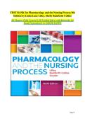 Pharmacology and the Nursing Process&comma; 9th Edition &colon; Verified Test Bank &semi; Chapter-by-Chapter Exam Prep &vert; Questions & Answer Guide by Linda Lane Lilley & Shelly Rainforth Collins