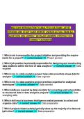 WGU D491 Introduction to Analytics Exam Prep & Question Bank &vert; Verified Answers