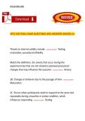 SPCE 630 Final Exam Questions and Answers &vert; Comprehensive Final Exam Review and Study Guide