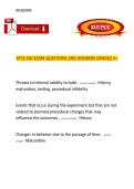 SPCE 630 Exam Questions and Answers &vert; Comprehensive Practice Exam and Study Guide