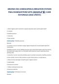 ARIZONA CR21 HARDSCAPING & IRRIGATION SYSTEMS&NewLine;FINAL EXAMQUESTIONS WITH ANSWER-S AND&NewLine;RATIONALES &lpar;2026 UPDATE&rpar;