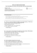 NR 501 THEORETICAL BASIS ADVANCED PRACTICE  EXAM 2026 COMPLETE EXAM QUESTIONS AND ANSWERS 100&percnt; VERIFIED A&plus; GRADE ASSURED&excl;&excl;&excl;&excl;&excl; NEW LATEST UPDATE&excl;&excl;&excl;&excl;