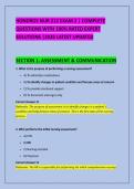 HONDROS NUR 212 EXAM 2 &vert; COMPLETE &NewLine;QUESTIONS WITH 100&percnt; RATED EXPERT &NewLine;SOLUTIONS &vert;2026 LATEST UPDATED