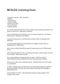 MCOLES Licensing Exam Latest &lpar;2026&sol;2027&rpar; Verified Answers by Experts&NewLine;&NewLine;&NewLine;&NewLine;