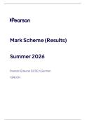 GCSE EDEXCEL GERMAN MAY 2026 PAPER 3 &lpar;HIGHER&rpar; MARK SCHEME &lpar;1GN1&sol;3H&rpar;
