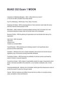 BUAD 332 Exam 1 MOON Latest &lpar;2026&sol;2027&rpar; Verified Answers by Experts&NewLine;