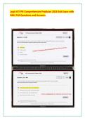 High-Quality &sol; Premium&colon; ATI PN Comprehensive Predictor 2023 Exit Exam with NGN&colon; 180 Questions & 100&percnt; Correct Answers &vert; ATI PN Comprehensive Predictor Exit Exam with NGN 180 Q & A&colon; Latest Actual Exam Version 2026&period;