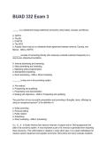  BUAD 332 Exam 3 Questions and Correct Answers with Rationales &lpar;2026&sol;2027&rpar;