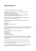 Buad 332 Exam 1 Latest &lpar;2026&sol;2027&rpar; Verified Answers by Experts&NewLine;&NewLine;&NewLine;&NewLine;