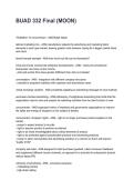 BUAD 332 Final &lpar;MOON&rpar; Questions and Correct Answers with Rationales &lpar;2026&sol;2027&rpar;