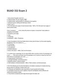BUAD 332 Exam 2 Questions and Correct Answers with Rationales &lpar;2026&sol;2027&rpar;&NewLine;