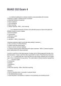 BUAD 332 EXAM 1-4 Latest &lpar;2026&sol;2027&rpar; Verified Answers by Experts&lpar;All Bundled Here&excl;&excl;&excl;&rpar;