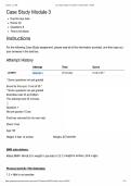 Module 3&colon;BIOD 121 Case Study Module 3&colon; Nutrition-Questions & Answers&colon; Latest Updated 2026