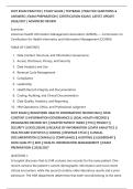 RHIT EXAM PRACTICE &vert; STUDY GUIDE &vert; TESTBANK &vert; PRACTICE QUESTIONS &&NewLine;ANSWERS &vert; EXAM PREPARATION &vert; CERTIFICATION EXAM &vert; LATEST UPDATE&NewLine;2026&sol;2027 &vert; ADVANCED REVIEW