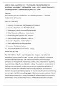 AINS 103 FINAL EXAM PRACTICE &vert; STUDY GUIDE &vert; TESTBANK &vert; PRACTICE&NewLine;QUESTIONS & ANSWERS &vert; CERTIFICATION EXAM &vert; LATEST UPDATE 2026&sol;2027 &vert;&NewLine;ADVANCED REVIEW &vert; COMPREHENSIVE PRACTICE EXAM