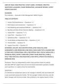 ARM 401 FINAL EXAM PRACTICE &vert; STUDY GUIDE &vert; TESTBANK &vert; PRACTICE&NewLine;QUESTIONS & ANSWERS &vert; EXAM PREPARATION &vert; ADVANCED REVIEW &vert; LATEST&NewLine;UPDATE 2026&sol;2027