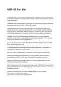 NUR111 first test Questions and Correct Answers with Rationales &lpar;2026&sol;2027&rpar;&NewLine;&NewLine;
