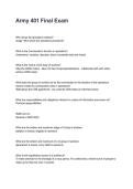 ARM 401 FINAL EXAM Questions and Correct Answers with Rationales &lpar;2026&sol;2027&rpar;All Bundled Here&excl;&excl;&excl;