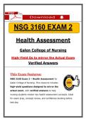 Galen NSG 3160 Exam 2 &ndash; Health Assessment &lpar;Latest 2026&sol;2027 Update&rpar;  Questions and Answers&comma; 100&percnt; Verified Graded A&plus;