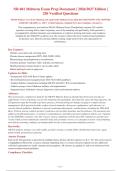 NR 601 Primary Care of the Maturing and Aged Family Midterm Exam Package Deal