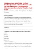 EEG Board Exam 2025&sol;2026 &vert; Verified Practice Questions & Correct Answers with Detailed Rationales &vert; Comprehensive Electroencephalography Certification Study Guide