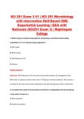 SCI 251 Exam 3 V1 &vert; SCI 251 Microbiology &NewLine;with Intervention Skill-Based &lpar;ISB&rpar; &NewLine;Experiential Learning &vert; Q&A with &NewLine;Rationale &lpar;SCI251 Exam 3&rpar; &vert; Nightingale &NewLine;College