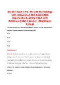 SCI 251 Exam 4 V1 &vert; SCI 251 Microbiology &NewLine;with Intervention Skill-Based &lpar;ISB&rpar; &NewLine;Experiential Learning &vert; Q&A with &NewLine;Rationale &lpar;SCI251 Exam 4&rpar; &vert; Nightingale &NewLine;College