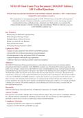 NUR 185 Final Exam 2026-2027 QUESTIONS AND ANSWERS ALREADY GRADED A&plus;&period; 100&percnt; Verified Solutions&NewLine;&vert; Updated Per Latest Guidelines &vert; Graded A&plus;
