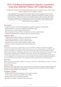 WGU C224 Research Foundations&colon; Objective Assessment 2&NewLine;Exam Prep &vert; 2026&sol;2027 Edition &vert; 250 Verified Questions
