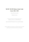 NR509 MIDTERM STUDY GUIDE 2026&sol;2027 &vert; Advanced Physical Assessment &vert; Chamberlain Verified Q&A &vert; Pass Guaranteed - A&plus; Graded&NewLine;&NewLine;