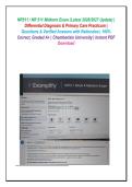 NR511 &sol; NR 511 Midterm Exam &lpar;Latest 2026&sol;2027 Update&rpar; &vert;&NewLine;Differential Diagnosis & Primary Care Practicum &vert;&NewLine;Questions & Verified Answers with Rationales &vert; 100&percnt;&NewLine;Correct&comma; Graded A&plus; &vert; Chamberlain University &vert; Instant PDF&NewLine;Download