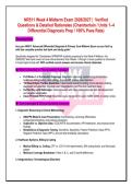 NR511 DIFFERENTIAL DIAGNOSIS & PRIMARY CARE PRACTICUM&colon; MIDTERM EXAM BUNDLE &lpar;WEEKS 1&ndash;4&rpar;  Ace your &ast;&ast;NR511 Midterm Exam&ast;&ast; at Chamberlain University&excl;   Fully updated for the current academic session&comma; this comprehensive exam preparation bundle covers all core
