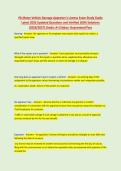 PA Motor Vehicle Damage Appraiser's License Exam Study Guide &NewLine;Latest 2026 Updated Questions and Verified 100&percnt; Solutions &NewLine;&lpar;2026&sol;2027&rpar; Grade&colon; A&plus;&vert;Status&colon; Guaranteed Pass 