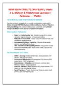 ALDEN UNIVERSITY NRNP 6568&colon; SYNTHESIS IN ADVANCED NURSING PRACTICE &ndash; WEEKS 1&ndash;10 EXAM BUNDLE  Pass your &ast;&ast;NRNP 6568 Midterm and Final Exams&ast;&ast; with confidence&excl;   Fully updated for the current academic year&comma; this ultimate study package brings together practi