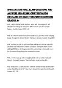 100&lowbar;ELEVATOR&lowbar;FINAL&lowbar;EXAM&lowbar;QUESTIONS&lowbar;AND&lowbar;ANSWERS&lowbar;2026&lowbar;EXAM&lowbar;SCRIPT&lowbar;ELEVATOR&period;