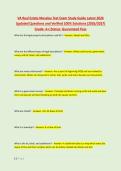 VA Real Estate Moseley Test Exam Study Guide Latest 2026 &NewLine;Updated Questions and Verified 100&percnt; Solutions &lpar;2026&sol;2027&rpar; &NewLine;Grade&colon; A&plus;&vert;Status&colon; Guaranteed Pass