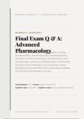NURS6521 FINAL EXAM Q&A 2026&sol;2027 &vert; Advanced Pharmacology Walden &vert; Complete Questions & Answers &vert; Pass Guaranteed - A&plus; Graded&NewLine;&NewLine;
