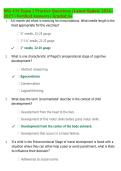 NSG 434 Exam 1 Practice Questions &vert; Latest Update 2026&ndash;&NewLine;2027 &vert; Verified Answers &vert; Graded A&plus;