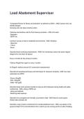 Lead Abatement Supervisor Questions with Comprehensive Rationales &lpar;2026&sol;2027&rpar;&NewLine;