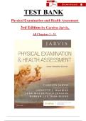 Physical Examination and Health Assessment&NewLine;3rd Edition by Carolyn Jarvis&comma;&NewLine;All Chapters 1 - 31