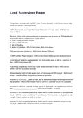 Lead Supervisor Exam Questions and Correct Answers with Rationales &lpar;2026&sol;2027&rpar;&NewLine;