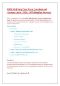 HESI Med Surg Final Exam Questions and Answers Latest &lpar;2026 &sol; 2027&rpar; &lpar;Verified Answers&rpar;