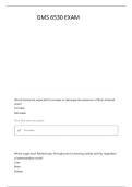 GMS 6530 REVIEW 1 CARDIO QUESTIONS WITH COMPLETE SOLUTIONS VERIFIED GRADED A&plus;