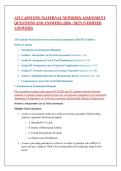 ATI CAPSTONE MATERNAL NEWBORN ASSESSMENT Questions and Answers &lpar;2026 &sol; 2027&rpar; &lpar;Verified Answers&rpar;