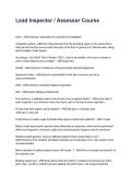 Lead Inspector &sol; Assessor Course Questions with Comprehensive Rationales &lpar;2026&sol;2027&rpar;&NewLine;