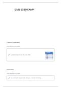 GMS 6530 MIDTERM REVIEW QUESTIONS WITH COMPLETE SOLUTIONS 